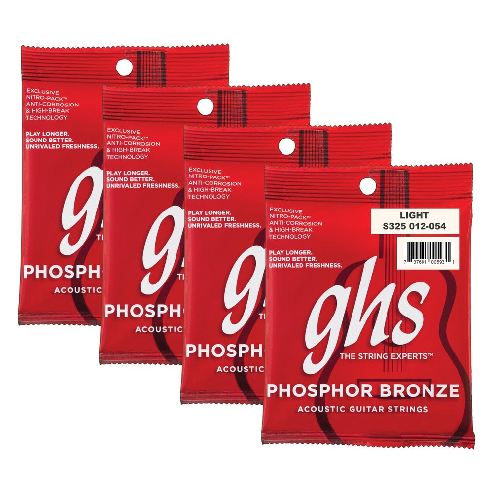 GHS Acoustic Guitar String Phosphor Bronze- 0.12 - 0.54 Gauge Light