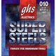 GHS Electric Guitar String Super Steel Light 0.10 - 0.46 Gauge