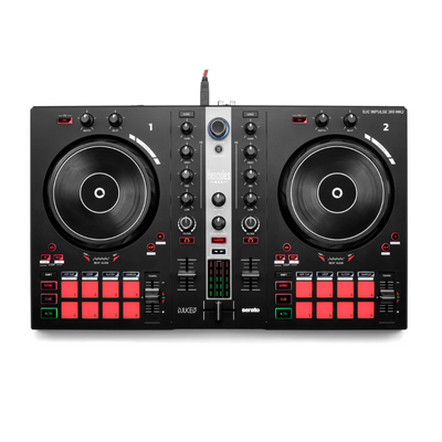 Hercules DJControl Inpulse 300 MK2 DJ Controller, Compatible with Serato
