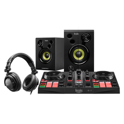 Hercules DJ Learning Kit MK2 - DJControl Inpulse 200 MK2 Controller, with Serato DJ Lite and DJUCED