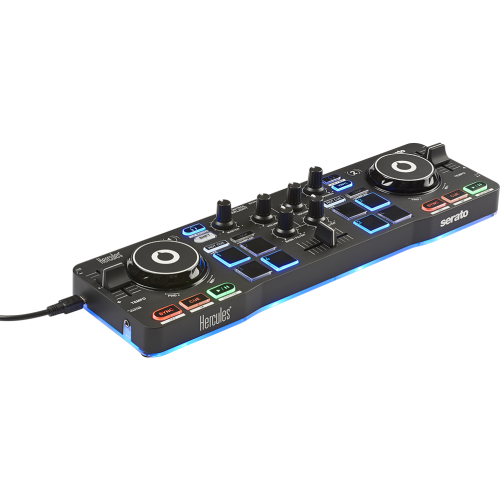 Hercules DJControl Starlight DJ Controller with Serato DJ Lite Included