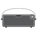 Hotone AP-30WH Pulze Multifunctional Modern Bluetooth Modeling Amplifier, White Edition