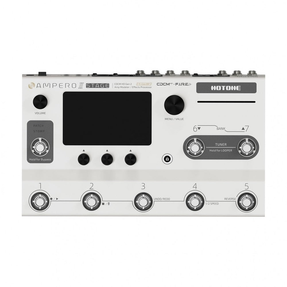 Hotone MP-380 Ampero II Stage Amp Modeler & Effects Processor, (with 18V power supply)