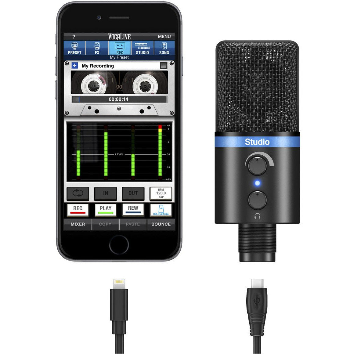 IK Multimedia iRig Mic Studio - Black
