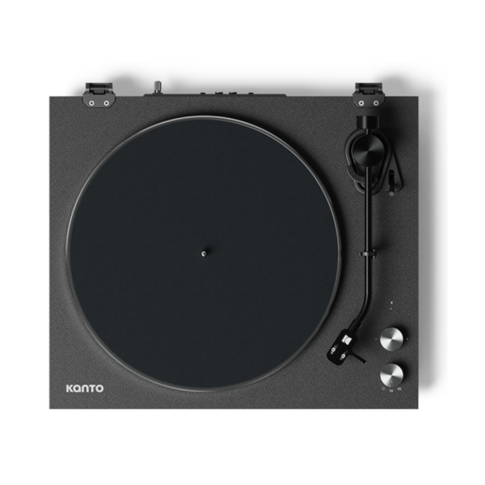 Kanto Audio OBI3 Turntable with Bluetooth 5.3, Preamp, and Pitch Control, Matte Black