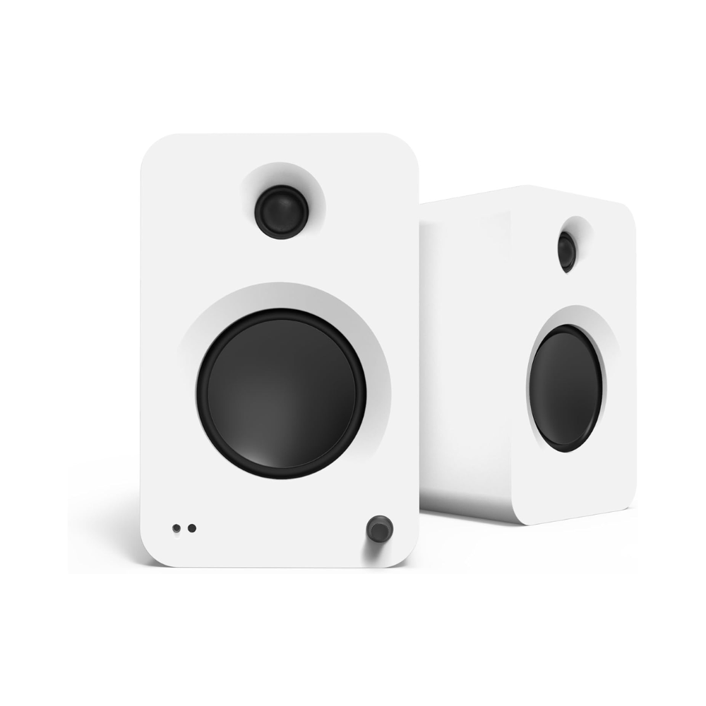 Kanto Audio REN 200W Powered Speaker System with HDMI ARC Input, with BT 5.3 & USB-C Input, Type G Power Cord, Matte White (Sold in Pairs)
