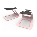Kanto Audio SE2 Elevated Desktop Speaker Stands for Small Speakers, Pink (Sold in Pairs)