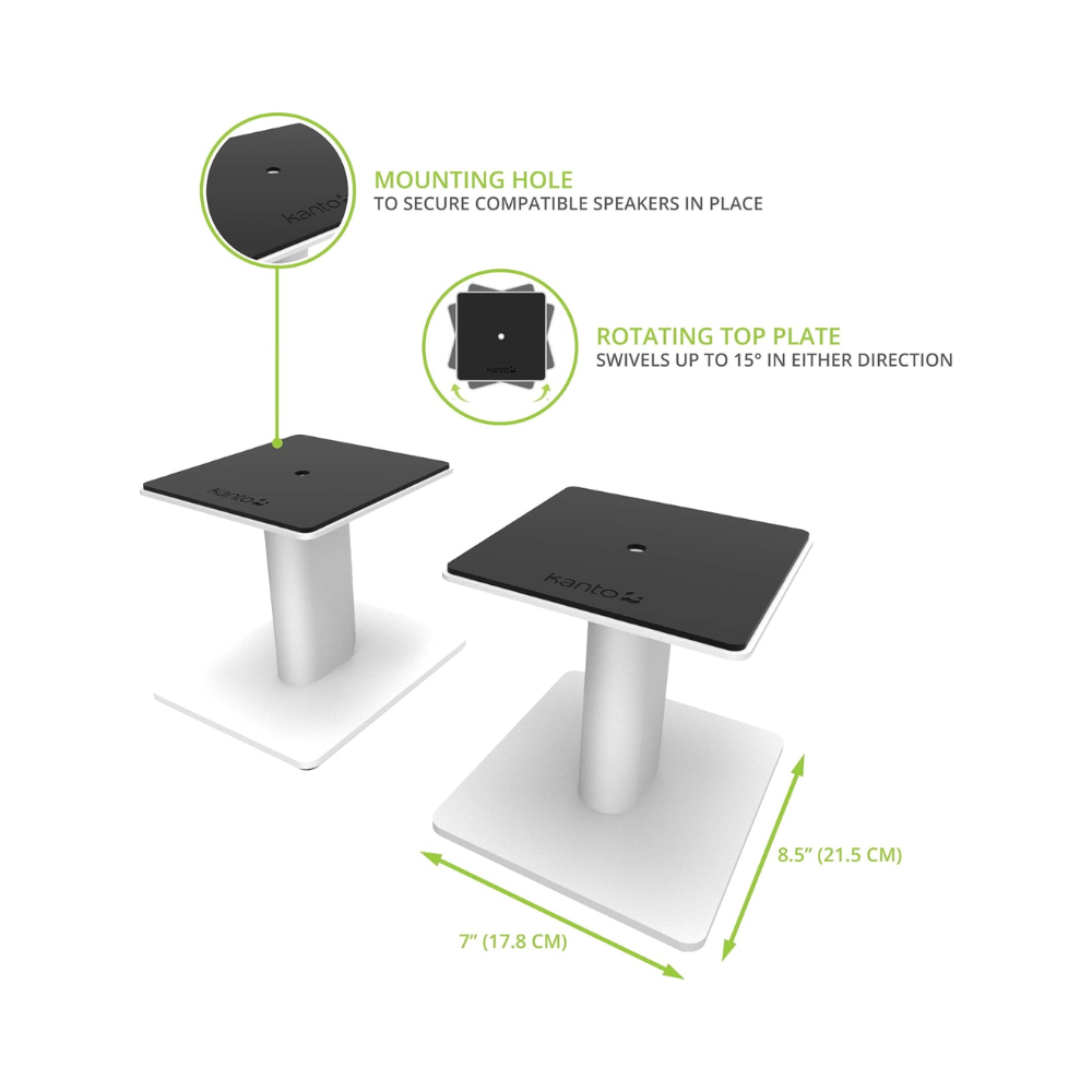 Kanto Audio SP6HD Desktop Speaker Stand – White