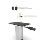 Kanto Audio SP6HD Desktop Speaker Stand – White
