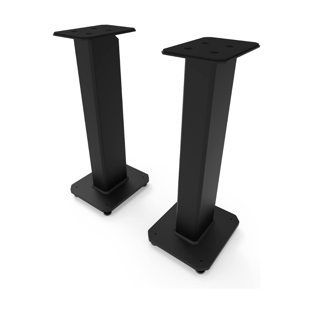Kanto Audio SX26 Universal Fillable Speaker Floor Stands for Bookshelf Speakers, Black (Sold in Pairs)