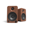 Kanto Audio YU4 Powered Bookshelf Speakers, Walnut (Sold in Pairs)