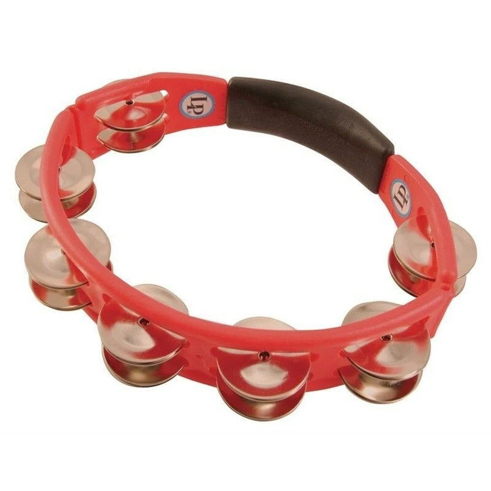 Latin Percussion Cyclops Tambourine Hand Held Red