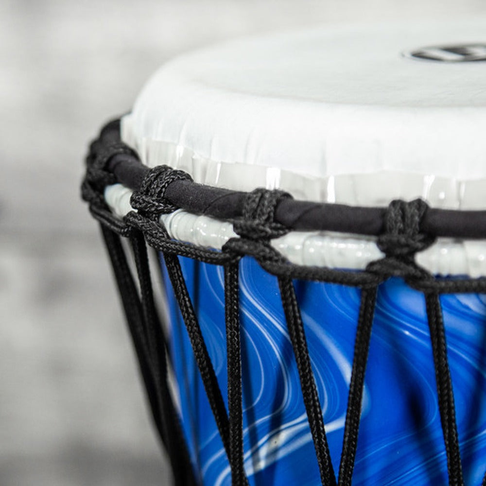 Latin Percussion 7" World Rope Circle Djembe White Color