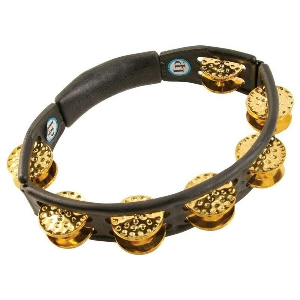 Latin Percussion Cyclops Tambourine Dimpled Brass Hand Held