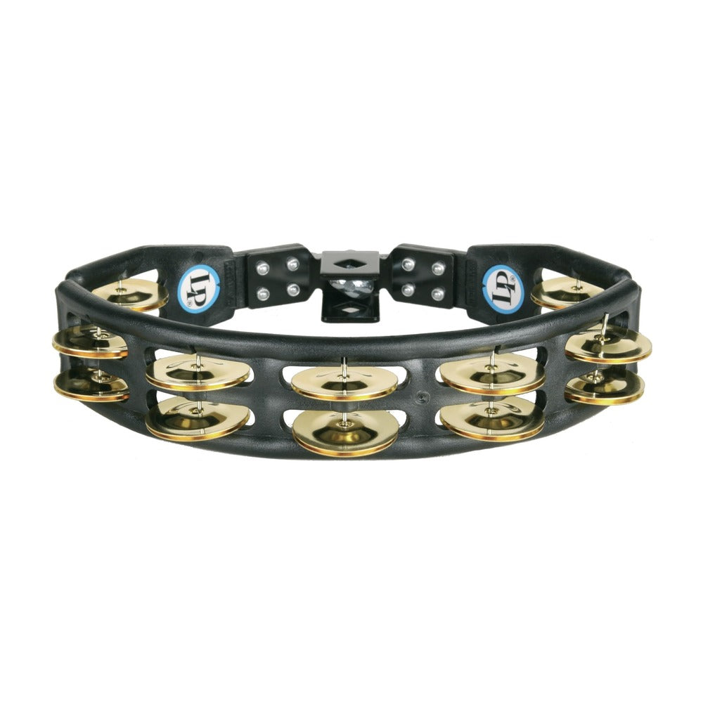 Latin Percussion Cyclops Tambourine Brass Mount- Black Color