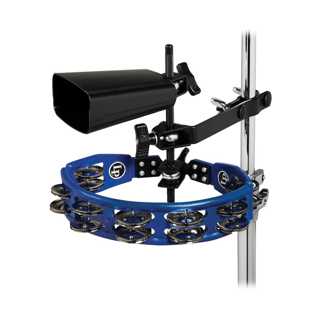 Latin Percussion Everything Rack 6-Space Percussion Rack with Integrated 3/8" Mounting Rods (Jam Blocks & Cowbells are not Include