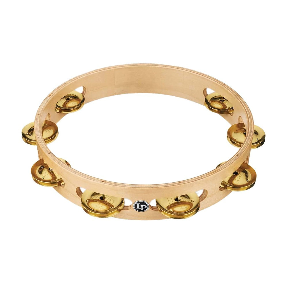 Latin Percussion 6" Tambo Ring Stainless Steel with Brass Jingles