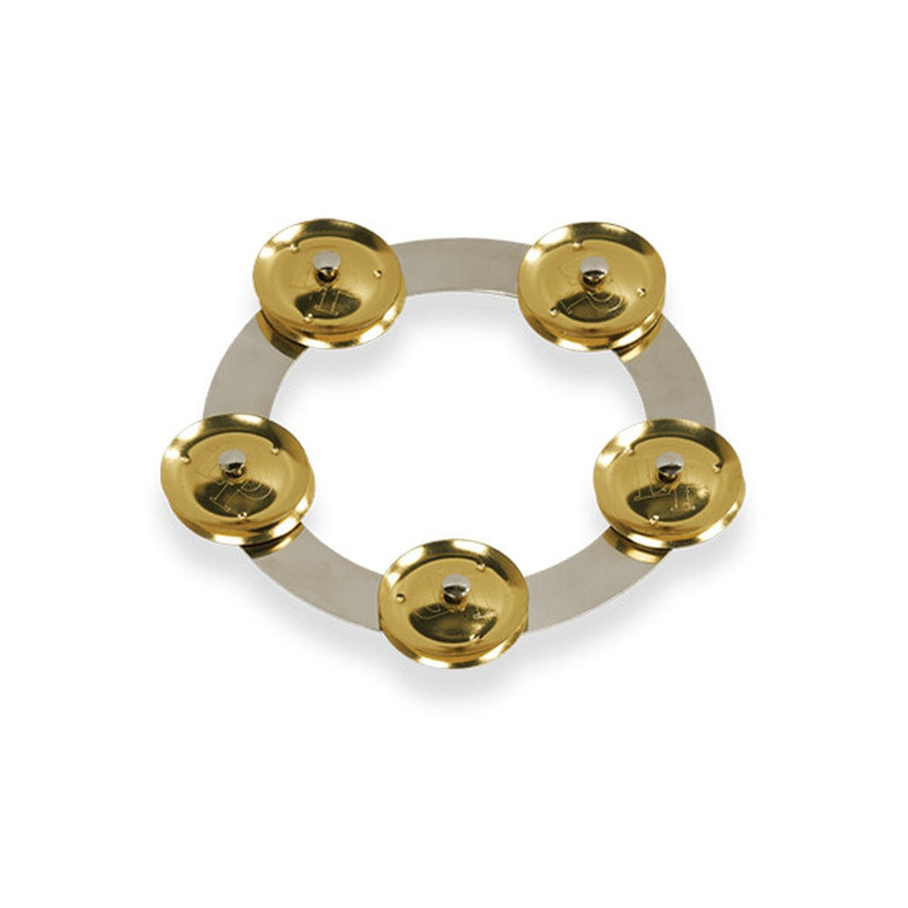 Latin Percussion 6" Tambo Ring Stainless Steel with Brass Jingles
