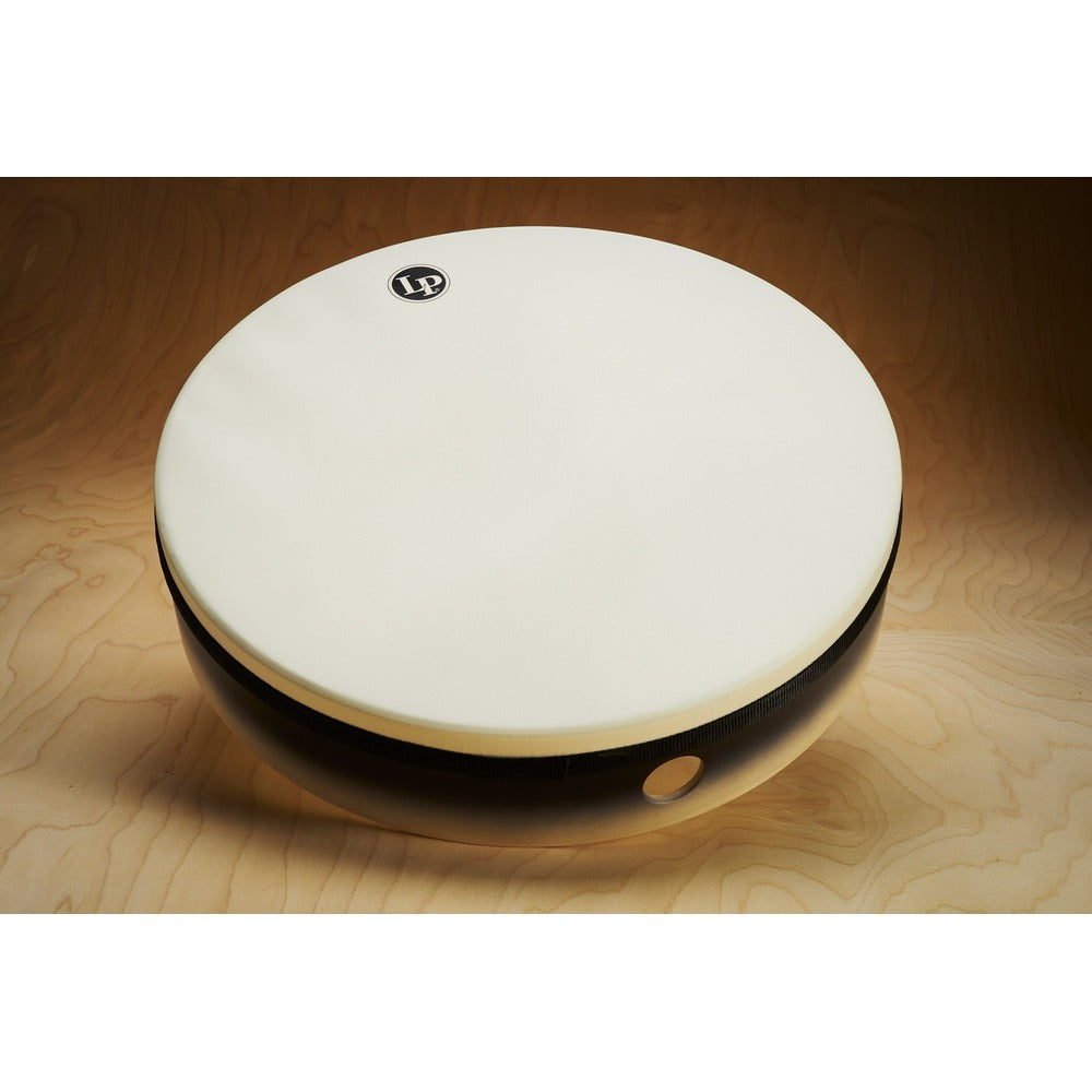 Latin Percussion 18 x 2.5" Tunable Tar Frame Drum With Synthetic Head and Black Fade Frame