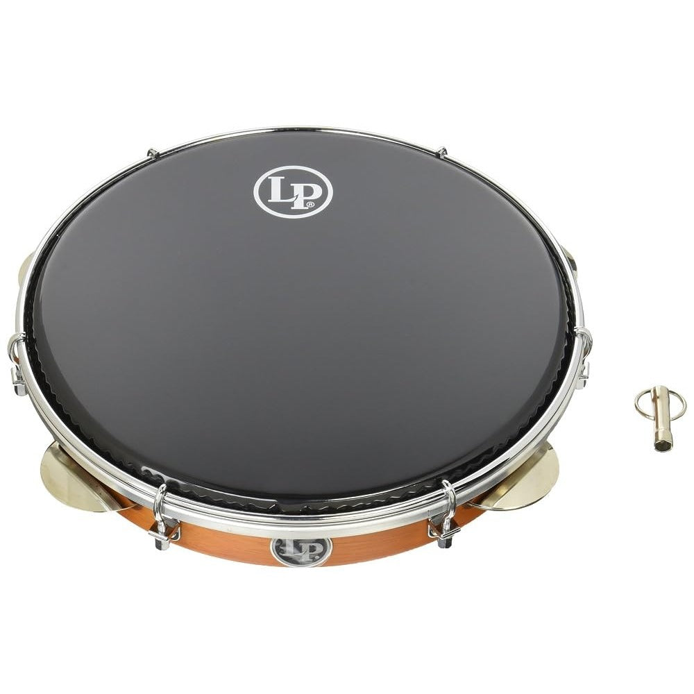 Latin Percussion 18 x 2.5" Tunable Tar Frame Drum With Synthetic Head and Black Fade Frame