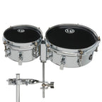 Latin Percussion Mini 6" - 8" Timbales Snare Prepack Mountable Steel