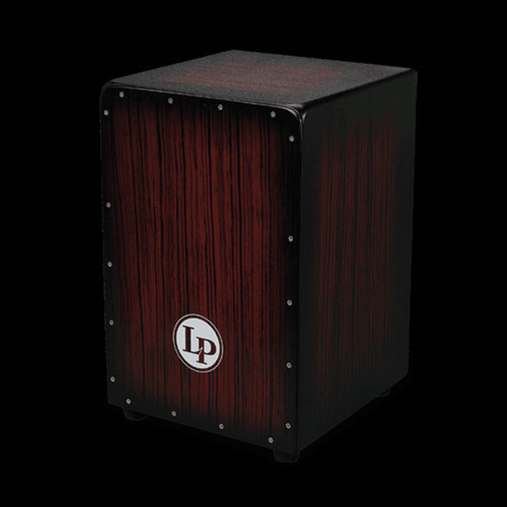 Latin Percussion Aspire Accent Cajon Dark Wood Streak Finish