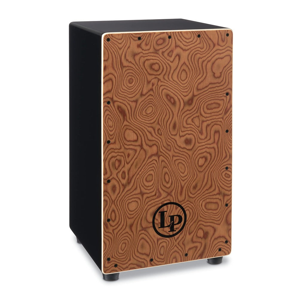 Latin Percussion Aspire Accent Cajon Dark Wood Streak Finish