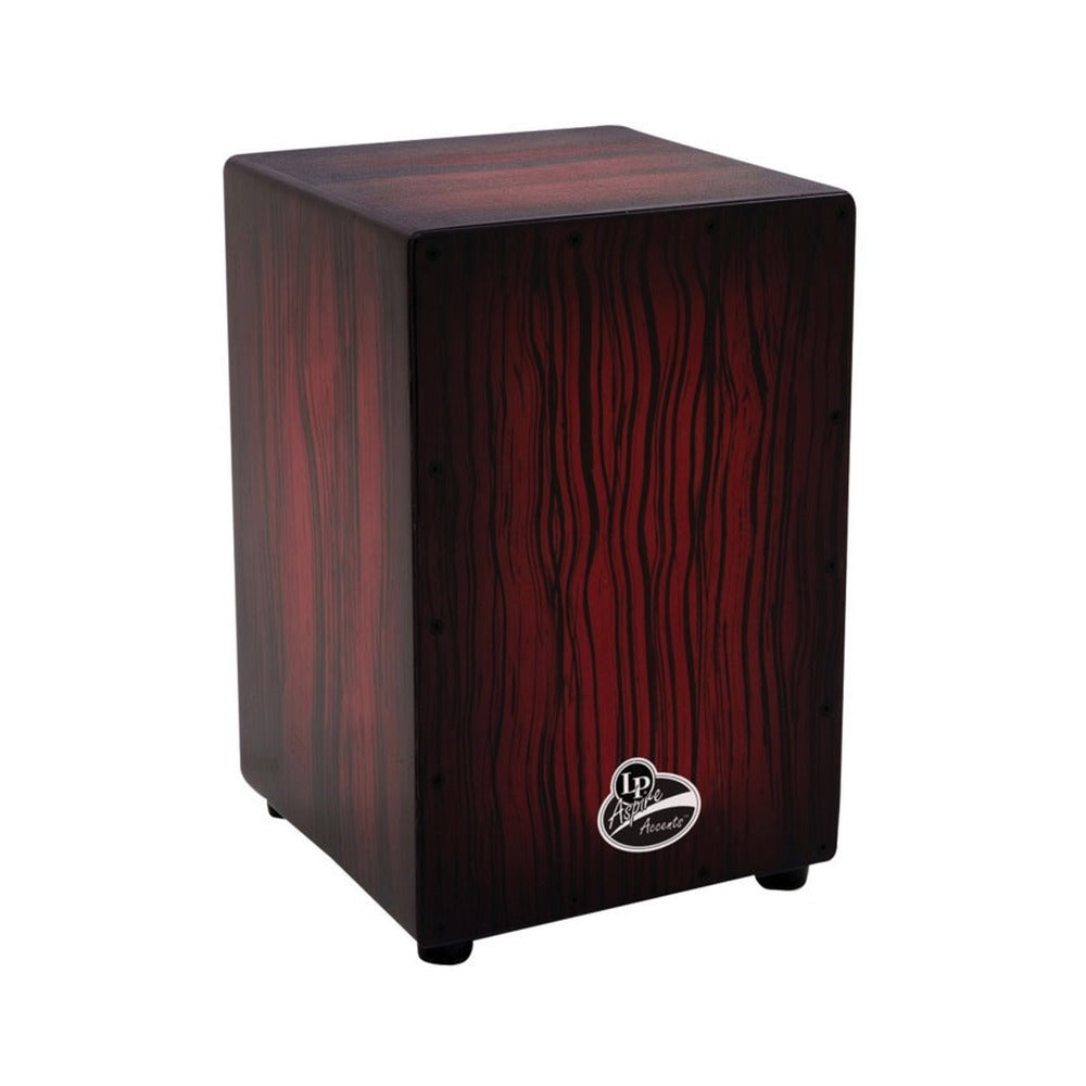 Latin Percussion Aspire Accent Cajon Dark Wood Streak Finish