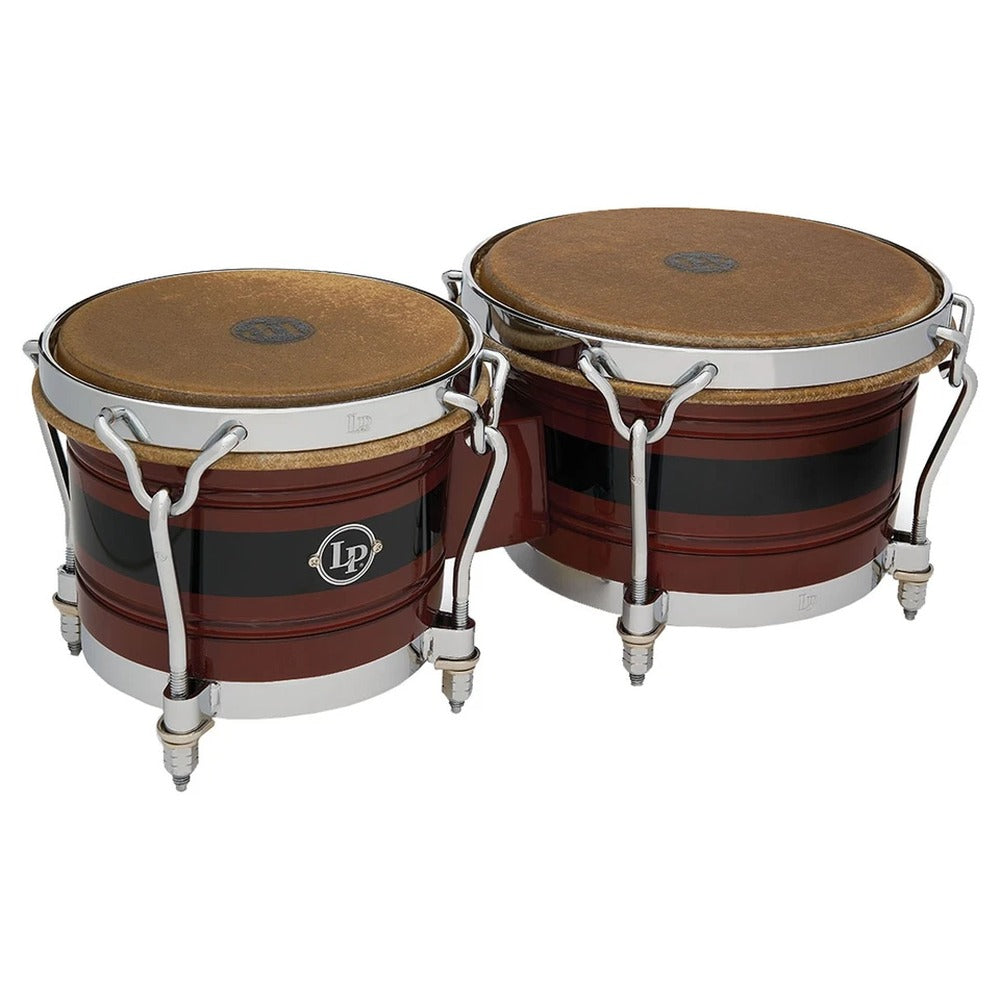 Latin Percussion Aspire 6 3/4" - 8" Bongo Oak Vintage Sunburst Finish Black Hardware