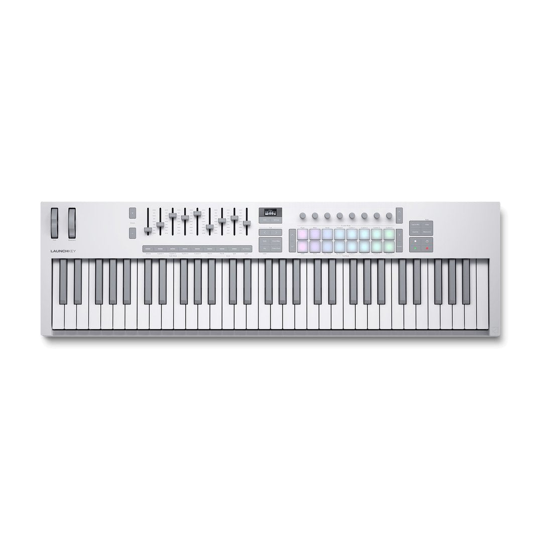 Novation Launchkey 61 MK4 MIDI Keyboard White