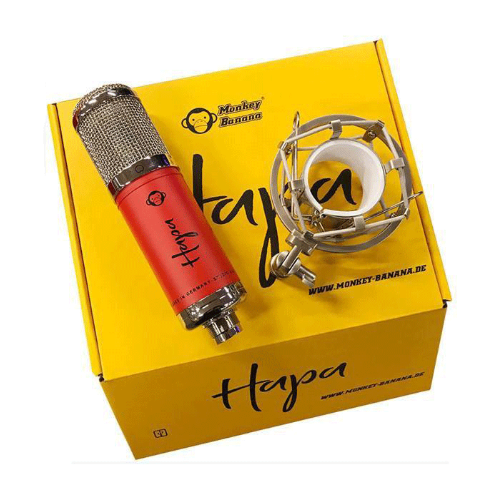 Monkey Banana Hapa USB Mic, Red