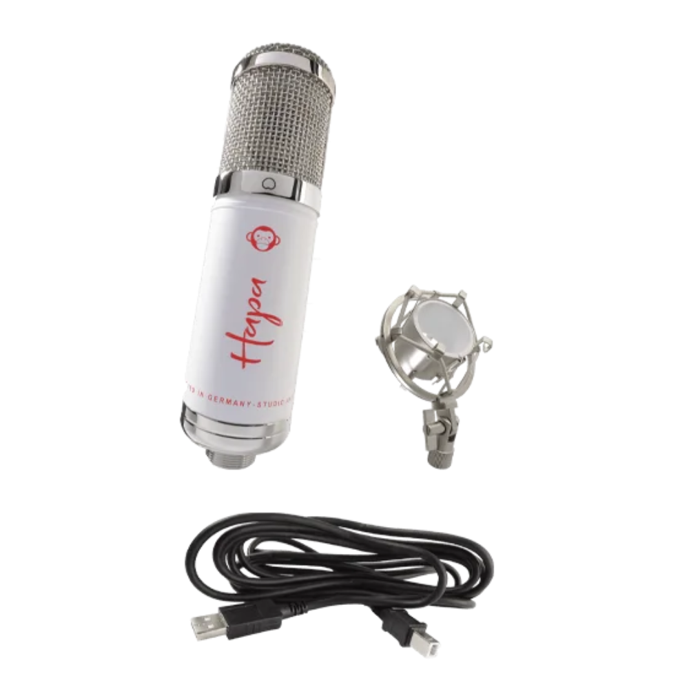 Monkey Banana Hapa USB Mic, White