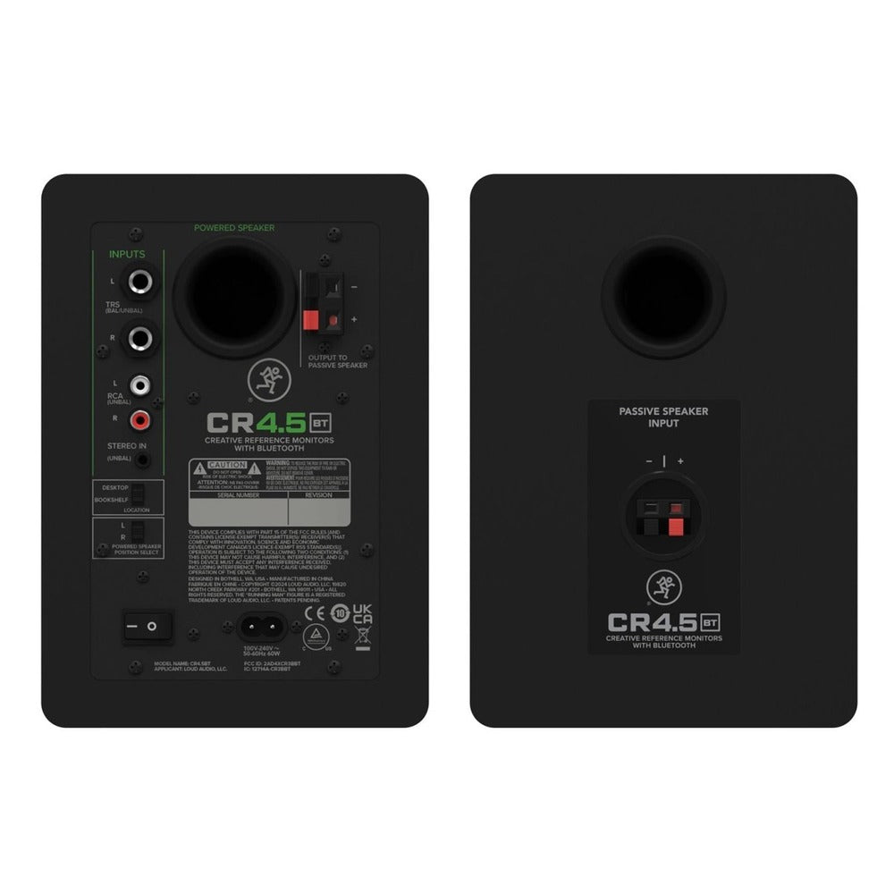 Mackie CR8BT 8" Powered Studio Monitors w/ Tone Control and Bluetooth