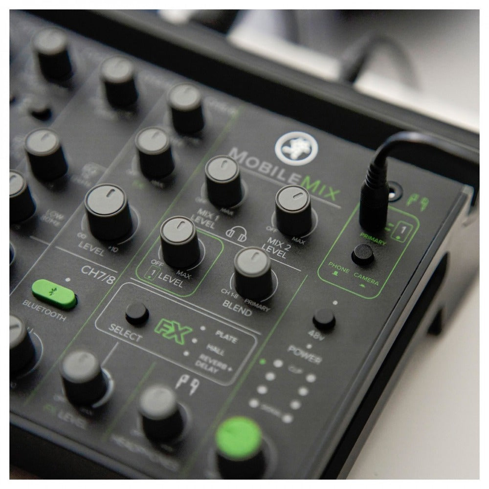 Mackie MobileMix 8-Channel USB-Powerable Mixer for Live Sound, A/V Production & Streaming