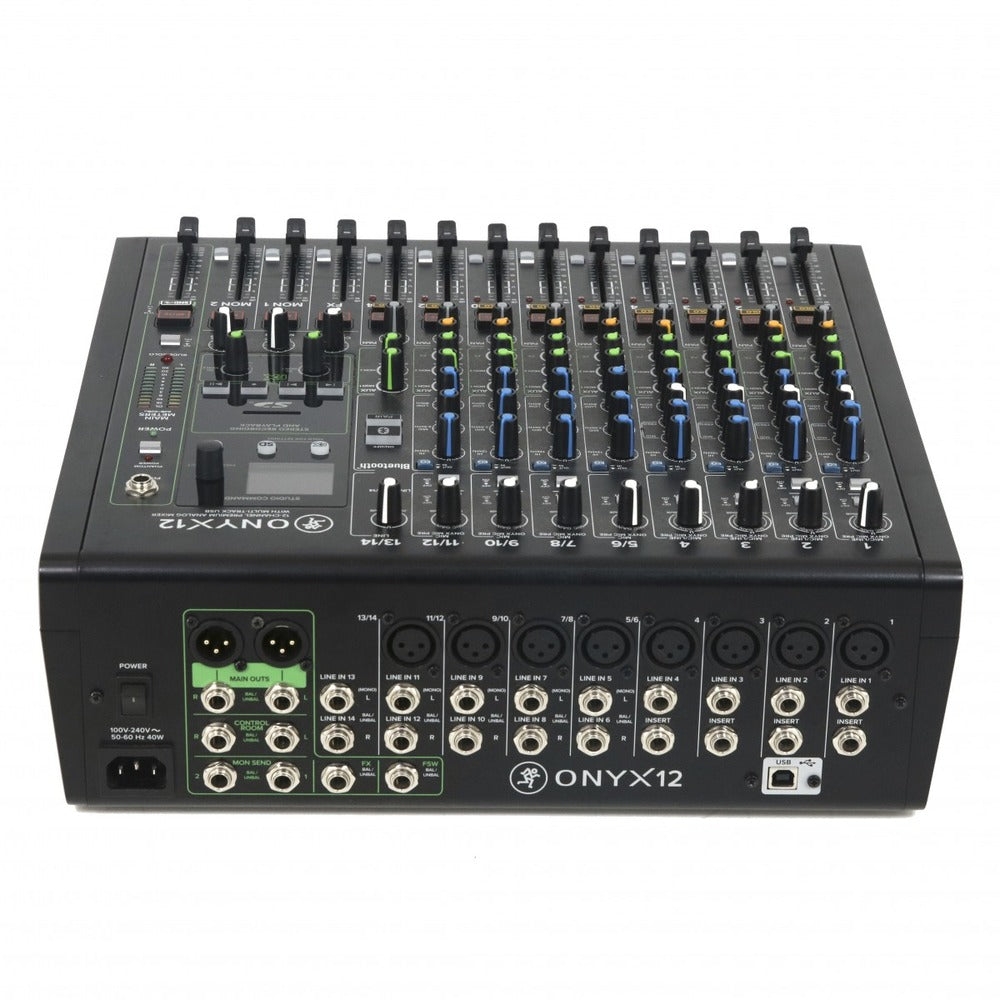 Mackie Onyx 8-Channel Premium Analog Mixer with Multi-Track USB + Stereo SD Card Recording