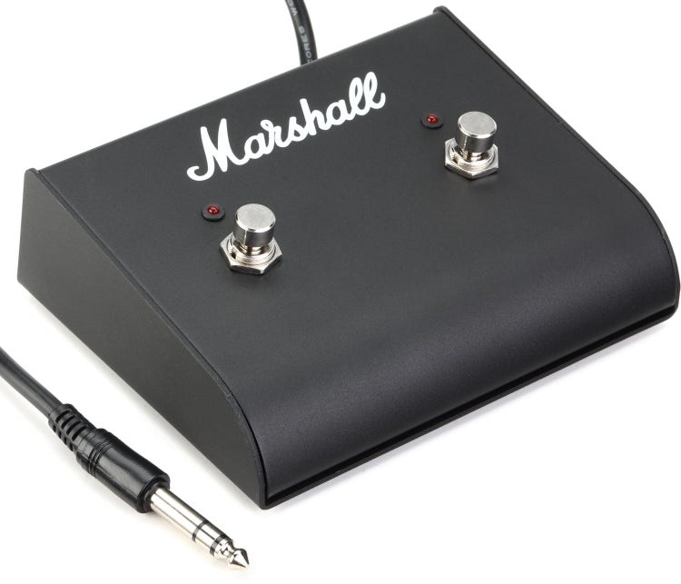 Marshall 2-Way Latching Footswitch with LEDs (PEDL-91003)