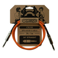 Orange Crush 3' Speaker Cable, Jack to Jack Connectors, Orange