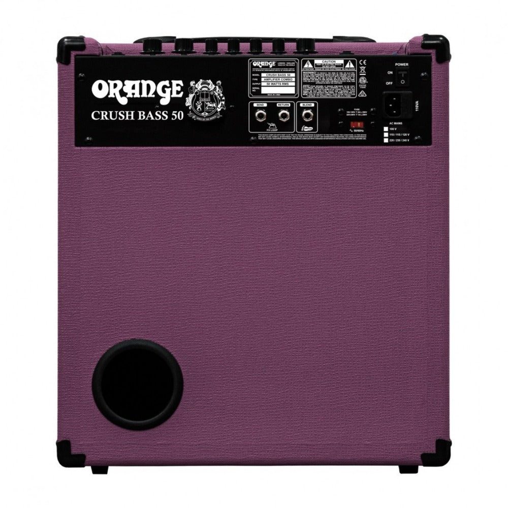 Orange Crush Bass 50 Glenn Hughes Limited Edition 50 Watt Solid State Bass Combo Amplifier