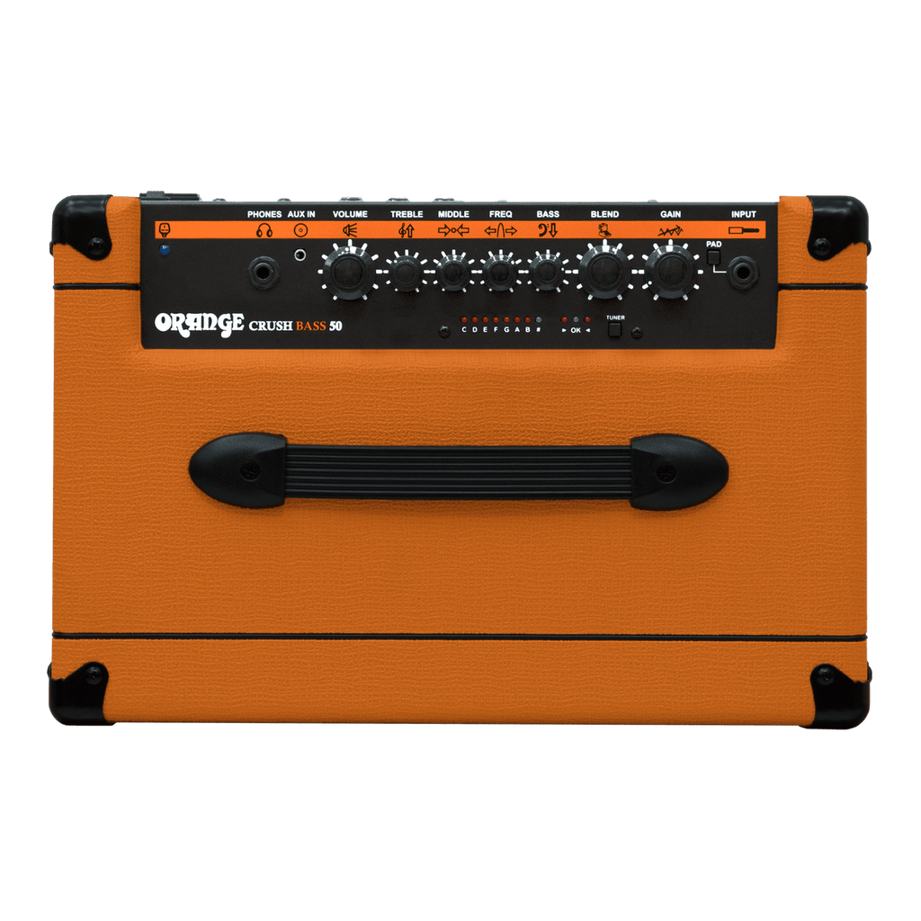 Orange Crush Bass 50 1 x 12" 50 Watt Bass Guitar Combo Amplifier with Active EQ and Parametric Mid Control