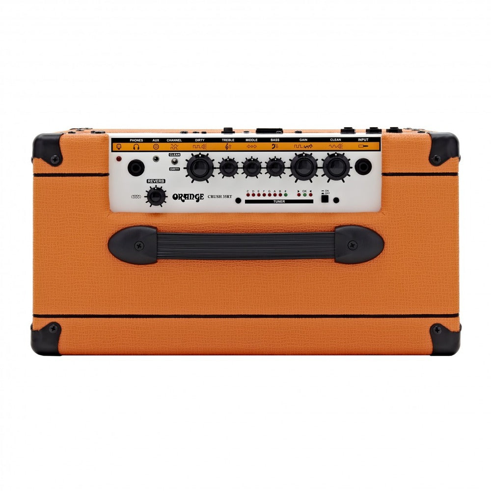 Orange Crush 35RT 1 x 10" 35 Watt Twin Channel Solid State Guitar Combo Amplifer with CabSim Headphone Out, Digital Reverb & Tuner
