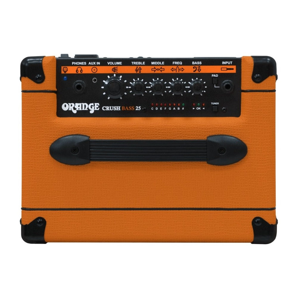 Orange Crush Bass 25 1 x 8" 25 Watt Bass Guitar Combo Amplifier with Active EQ and Parametric Mid Control