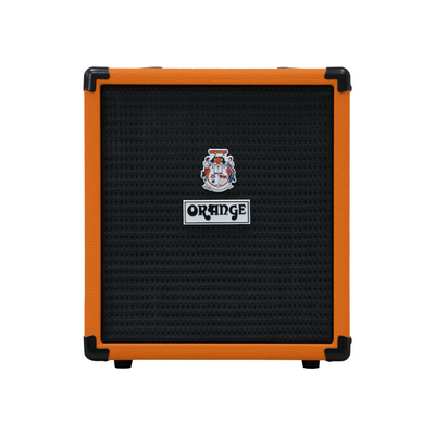 Orange Crush Bass 25 – 25W Bass Combo Amp with Parametric EQ, Tuner, CabSim Headphone Output & Aux Input