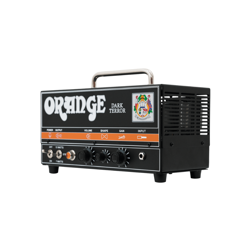 Orange Dark Terror – 15W High-Gain Tube Guitar Amp Head with Shape Control & FX Loop