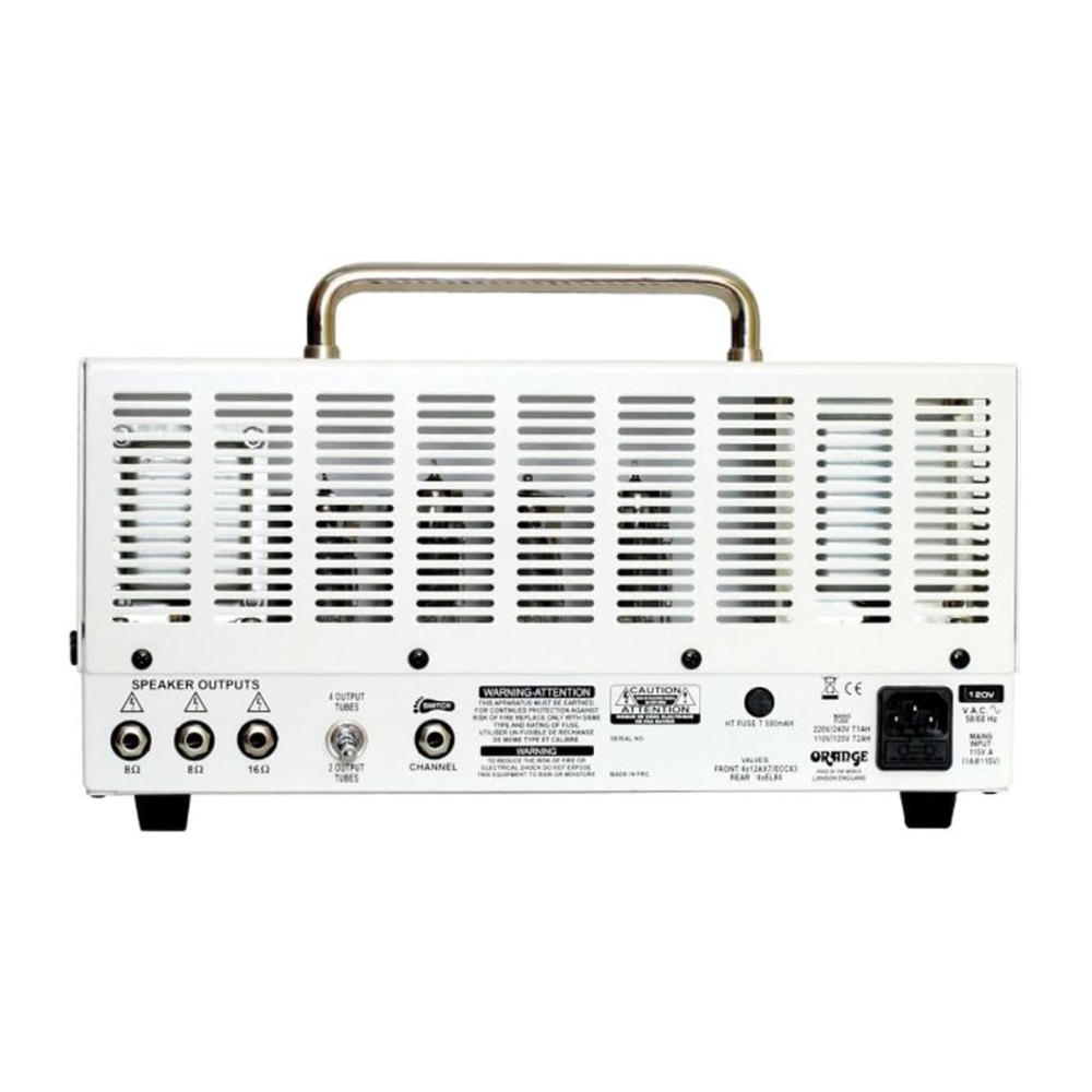 Orange Dual Terror – 30W 2-Channel Tube Guitar Amp Head with Power Scaling and FX Loop