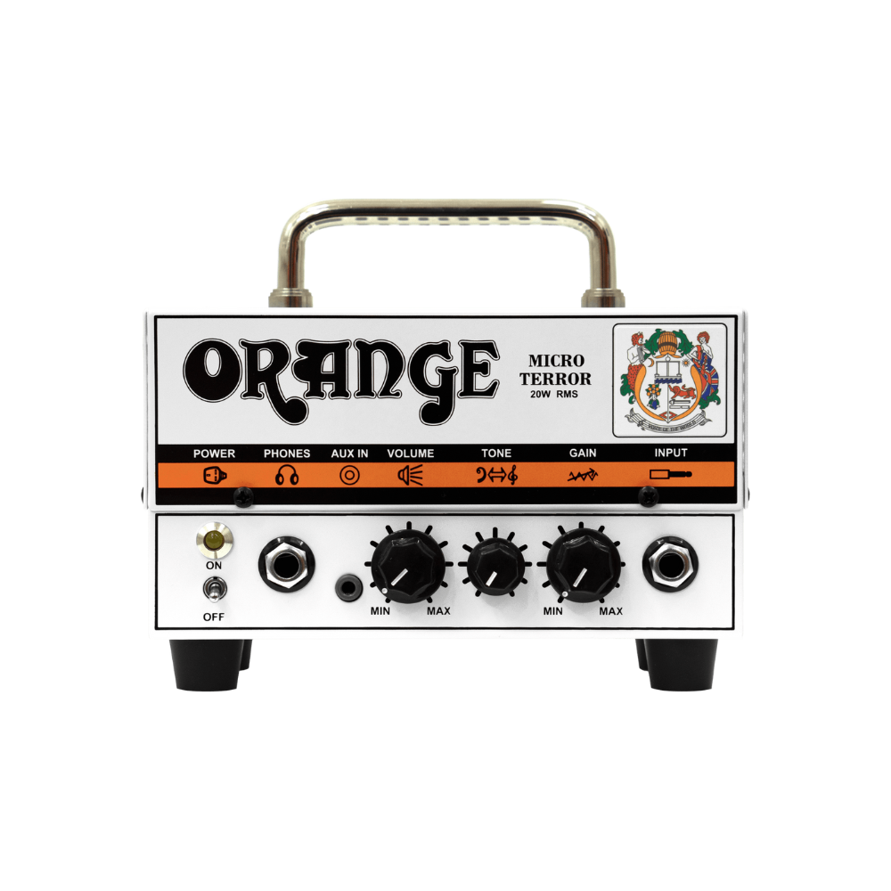 Orange Micro Terror – 20W Hybrid Guitar Amp Head with Valve Preamp & Aux Input