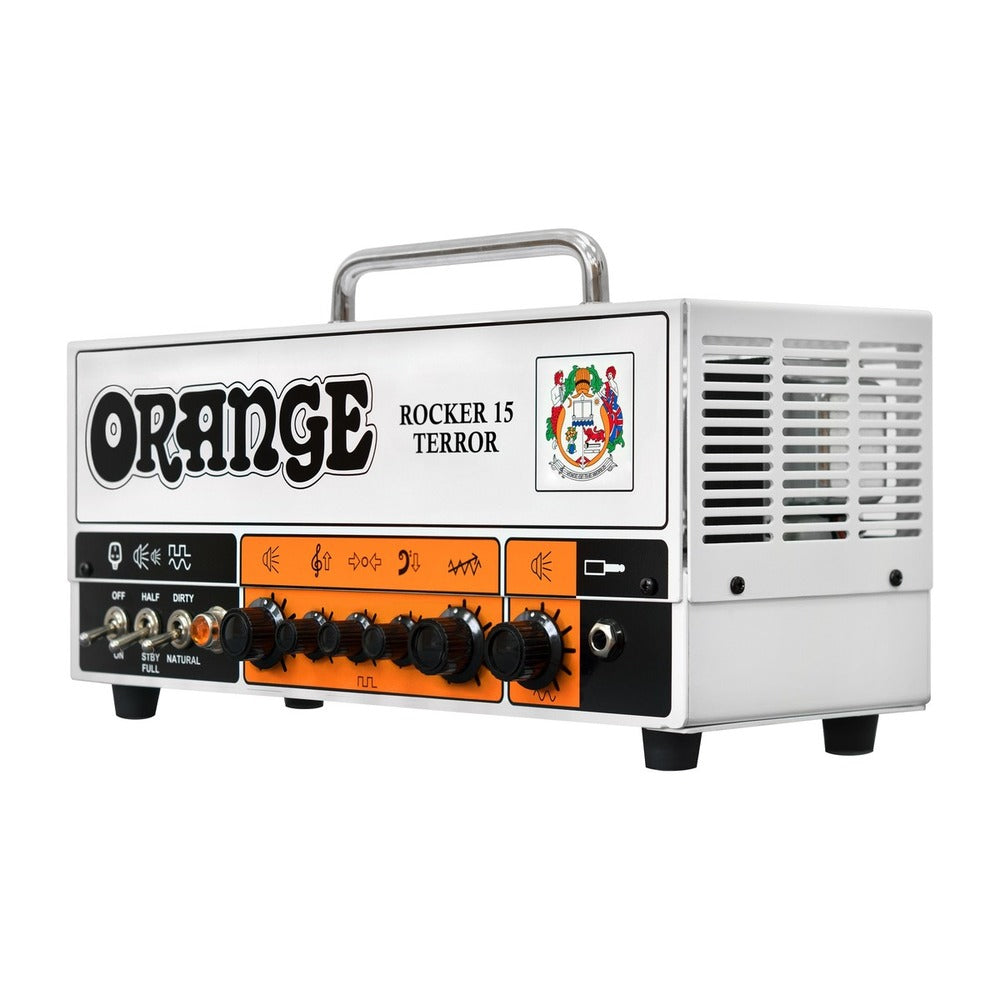 Orange Dark Terror Single Channel Valve Guitar Head Amplifier with FX Loop, 15/7 Watts Class A