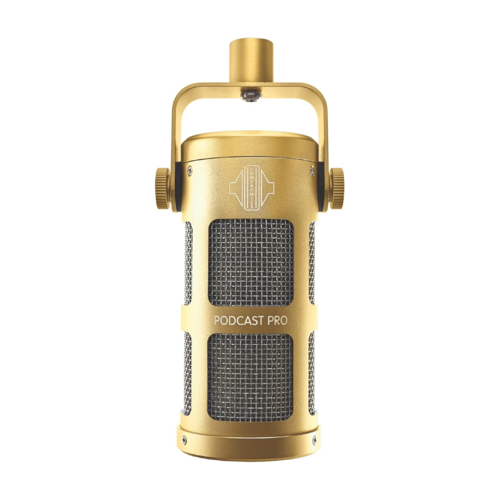 Sontronics Podcast Pro Dynamic Microphone, Gold