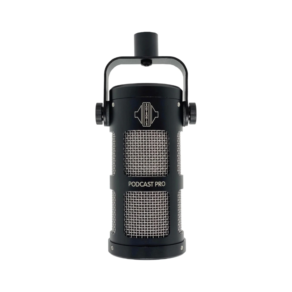 Sontronics Podcast Pro Dynamic Microphone, Black
