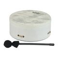 Remo Beater, 3/8 x 8", White Plastic, Red End Caps