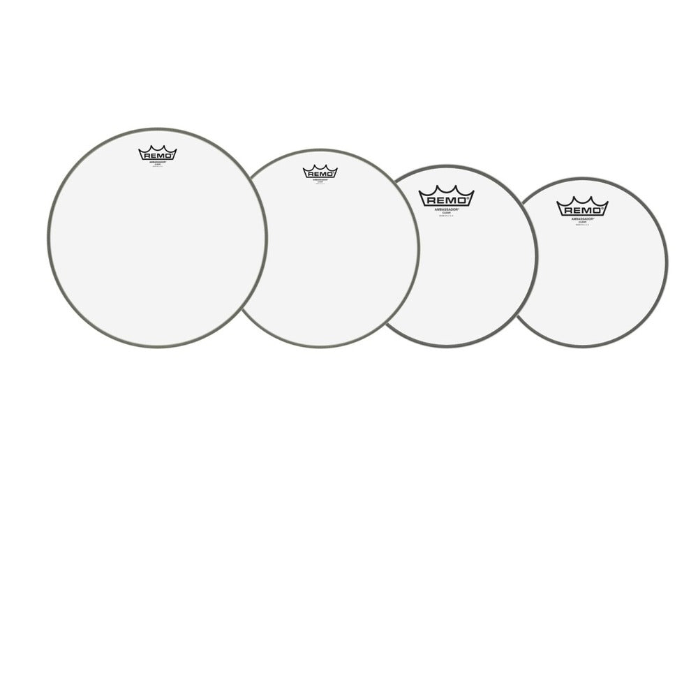 Remo Batter, AMBASSADOR®, Clear, 10" Diameter